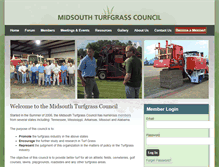 Tablet Screenshot of midsouthturfgrasscouncil.org